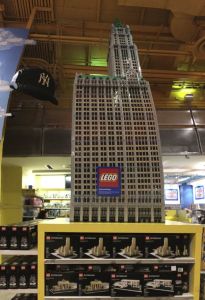 Times Square, Toys R Us Lego sculpture
