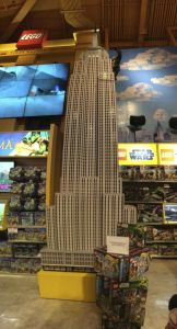 Times Square, Toys R Us Lego sculpture
